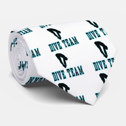 Dive Team T-shirts en geschenken. Stropdas (Opgerold)