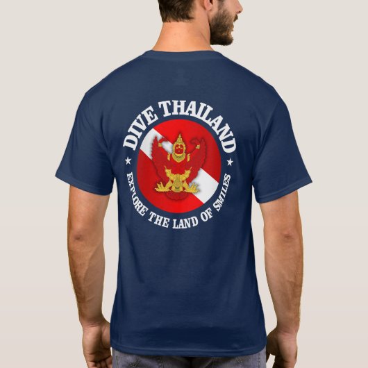 Dive Thailand (rd) T-shirt (Achterkant)