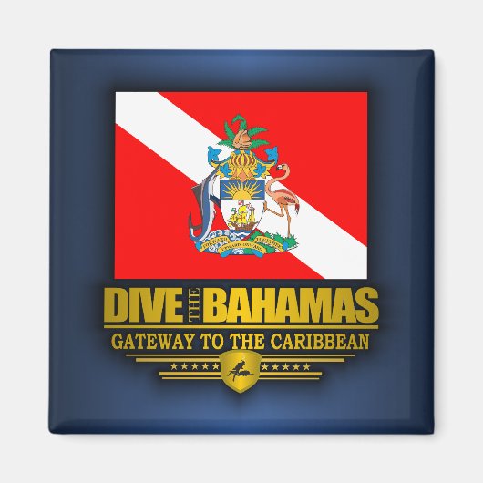 Dive the Bahamas 2 Magneet (Voorkant)