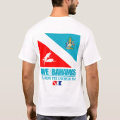 Dive the Bahamas (sq) T-shirt (Achterkant)