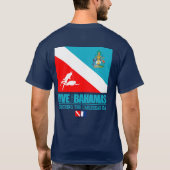Dive the Bahamas (sq) T-shirt (Achterkant)
