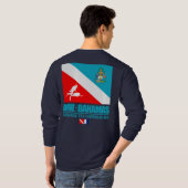 Dive the Bahamas (sq) T-shirt (Achterkant volledig)