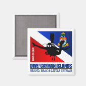 Dive the Cayman Islands DF2 Magneet (Voorkant / Achterkant)
