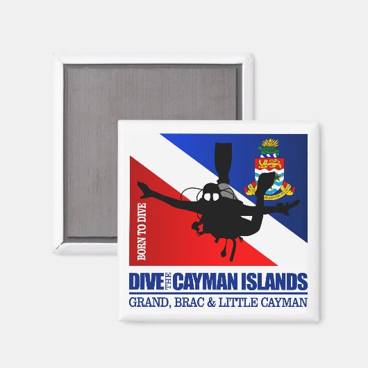 Dive the Cayman Islands DF2 Magneet (Voorkant / Achterkant)
