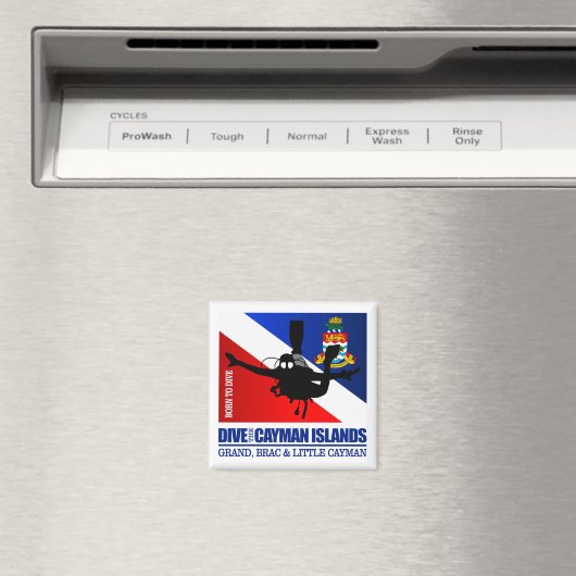 Dive the Cayman Islands DF2 Magneet (Insitu (Vaatwasser))