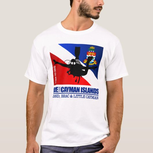 Dive the Cayman Islands DF2 T-shirt (Voorkant)