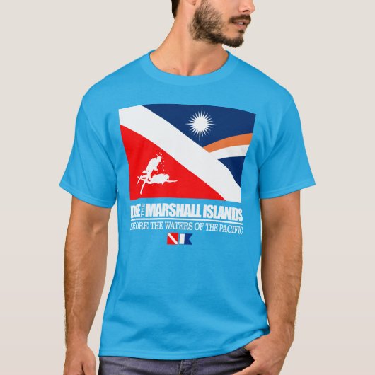 Dive The Marshall Islands (sq) T-Shirt (Voorkant)