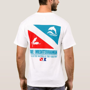 Dive the Mediterranean (sq) T-shirt