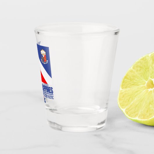 Dive the Philippines (sq) Shot Glas (Rechts)