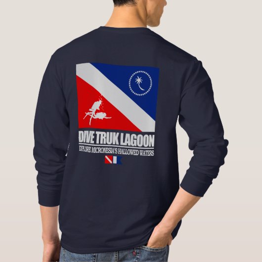 Dive Truk Lagoon T-shirt (Achterkant)