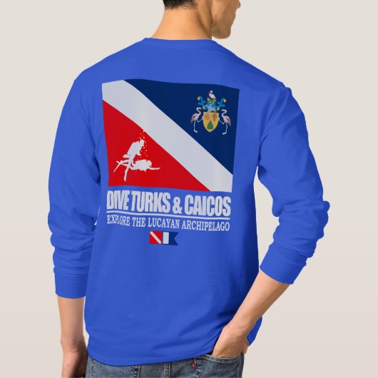 Dive Turks & Caicos Apparel T-shirt (Achterkant)