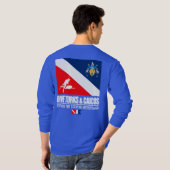 Dive Turks & Caicos Apparel T-shirt (Achterkant volledig)