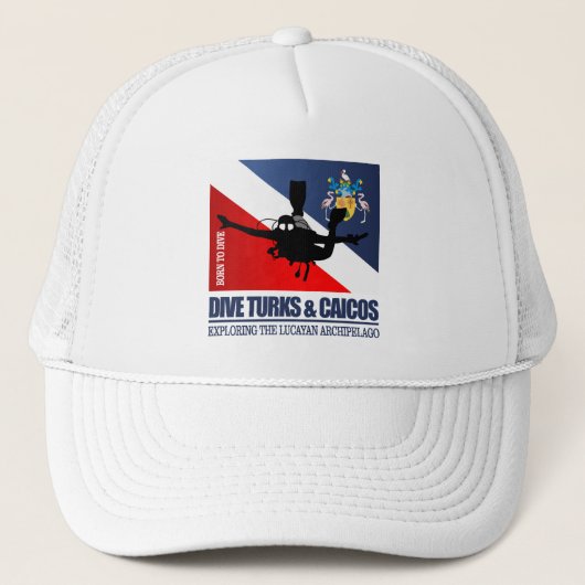 Dive Turks & Caicos DF2 Trucker Pet (Voorkant)
