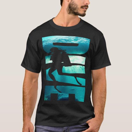 Dive Undersea Scuba Snorkeling Seascape for Diving T-shirt (Voorkant)