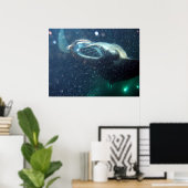 Dive with the Manta Rays - The Big Island Poster (Thuiskantoor)