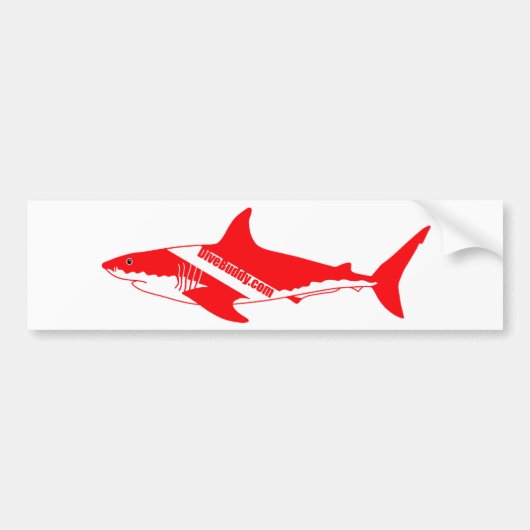 DiveBuddy.com Shark Sticker (Voorkant)