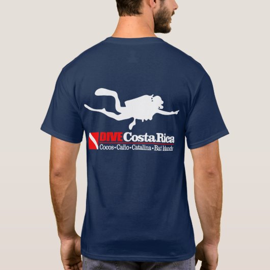 DIVECostaRica T-shirt (Achterkant)