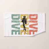 Diveduik - scuba duiker onderwater handdoek (Handdoek)