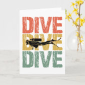 Diveduik - scuba duiker onderwater kaart (Gele Bloem)
