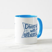 Diveert goed met anderen mok (Voorkant rechts)