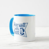 Diveert goed met anderen mok (Voorkant links)