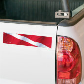 DiveFlag-Bumpersticker Bumpersticker (Op Truck)