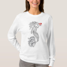 Divehart Mermaid Women's Long-Sleeve T-Shirt
