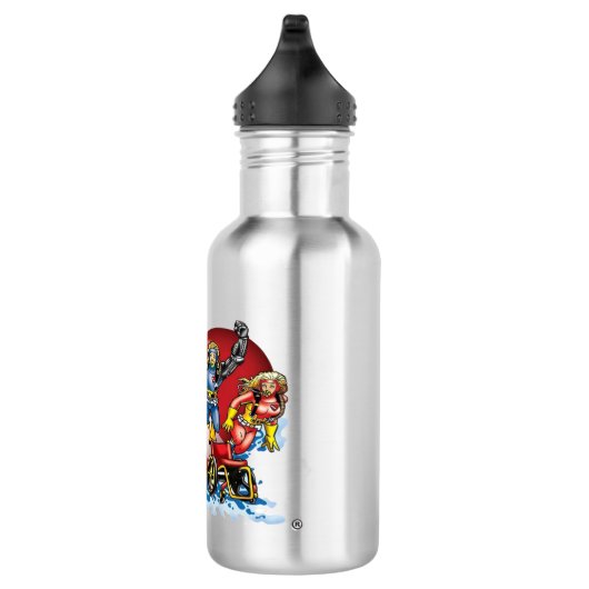 Divehart Superheld Water Bottle Waterfles (Rechts)