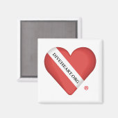 Divehartverwarmingstoestel Magnet (Voorkant / Achterkant)