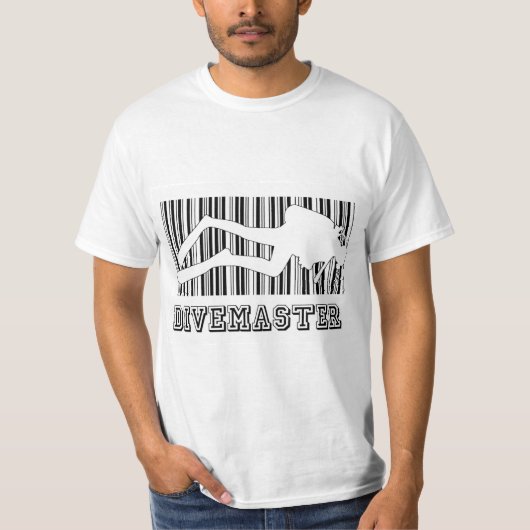 Divemaster Barcode T-shirt (Voorkant)