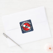 Divemaster (Deep End) Vierkante Sticker (Envelop)