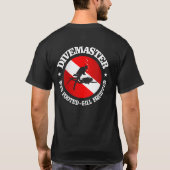 Divemaster (medaillon) t-shirt (Achterkant)