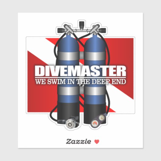 Divemaster (q) sticker (Vel)