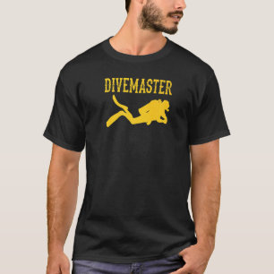 Divemaster Scuba Diving Instructor Dive Flag Style T-shirt