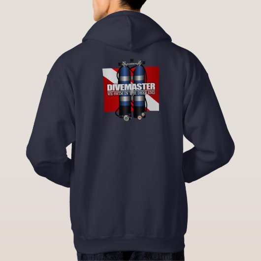 Divemaster (Scuba Tanks) Apparel Hoodie (Achterkant)