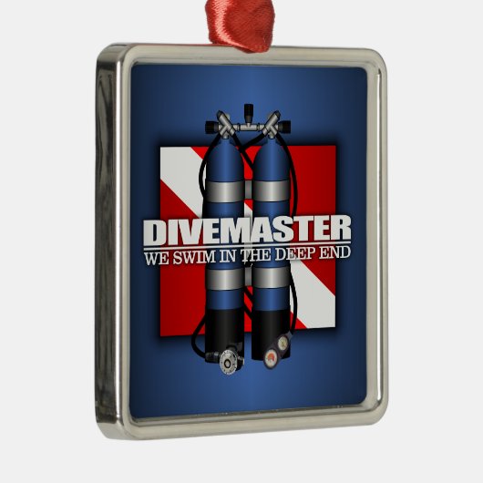 Divemaster (Scuba Tanks) Metalen Ornament (Rechts)