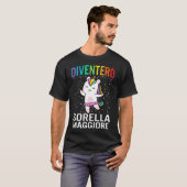 Diventerò sorella maggiore, camicia sorella t-shirt (Voorkant volledig)