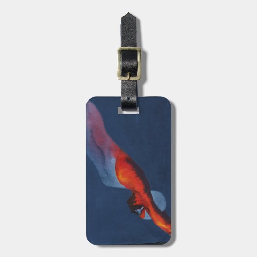 Diver 2 bagagelabel (Voorkant verticaal)