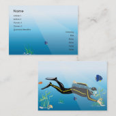 Diver - Chubby Visitekaartje (Voorkant / Achterkant)