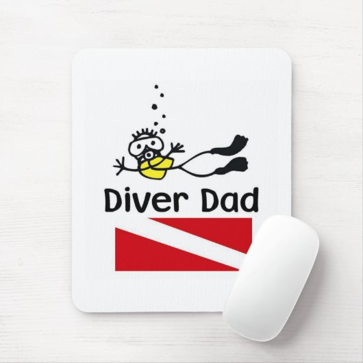 Diver Dad Muismat (Met muis)
