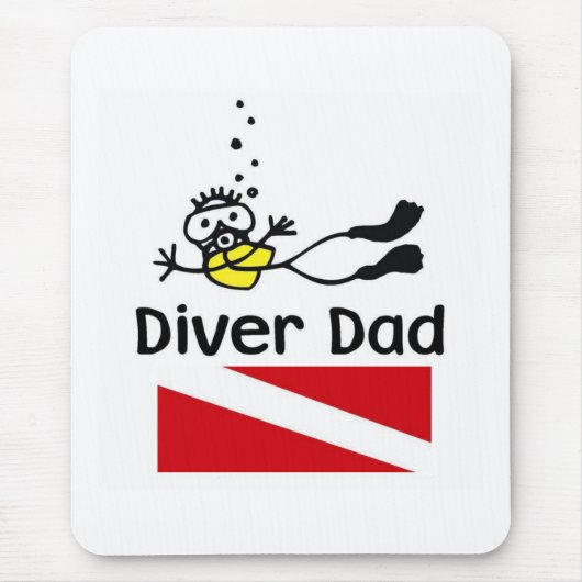 Diver Dad Muismat (Voorkant)