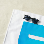 Diver: diving Lover Typografie Strandlaken (In situ)