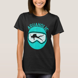 Diver Down Duikvlag Scuba Duiken Amerikaanse Vlag T-shirt