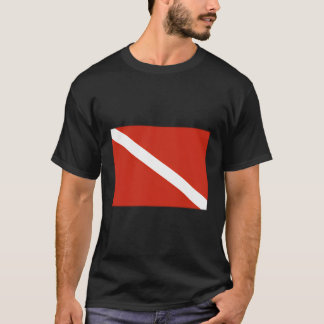 Diver Down Flag Scuba Diving Hoodie T-shirt