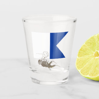Diver Down Shot Glas
