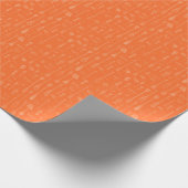 Diver Down Wrapping Paper - Sinaasappel op Sinaasa Cadeaupapier (Hoek)