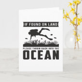 Diver duiken Scuba Zee duiken Funny Gift Idee Kaart (Gele Bloem)