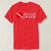 Diver-duikerspatafschermingsduiker T-shirt (Design voorkant)