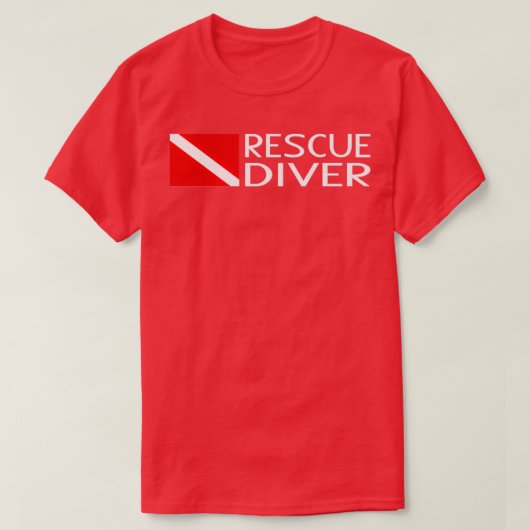 Diver-duikerspatafschermingsduiker T-shirt (Design voorkant)