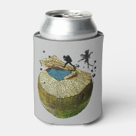 Diver duikt in kosnoot blikjeskoeler